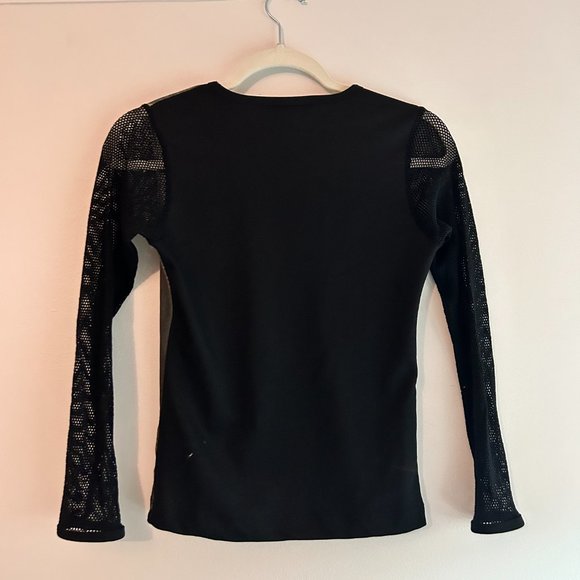 Vintage Fishnet Le Chateâu Long Sleeve - Picture 2 of 3